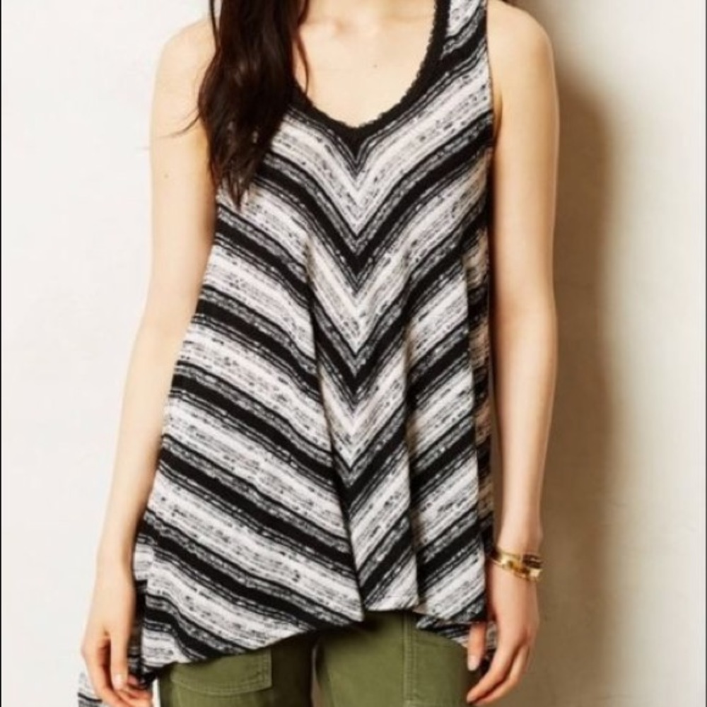 Anthropologie Meadow Rue Knit Tunic Sz Sm